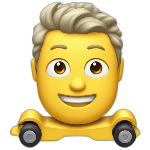 Gordo en patinete eléctrico emoji