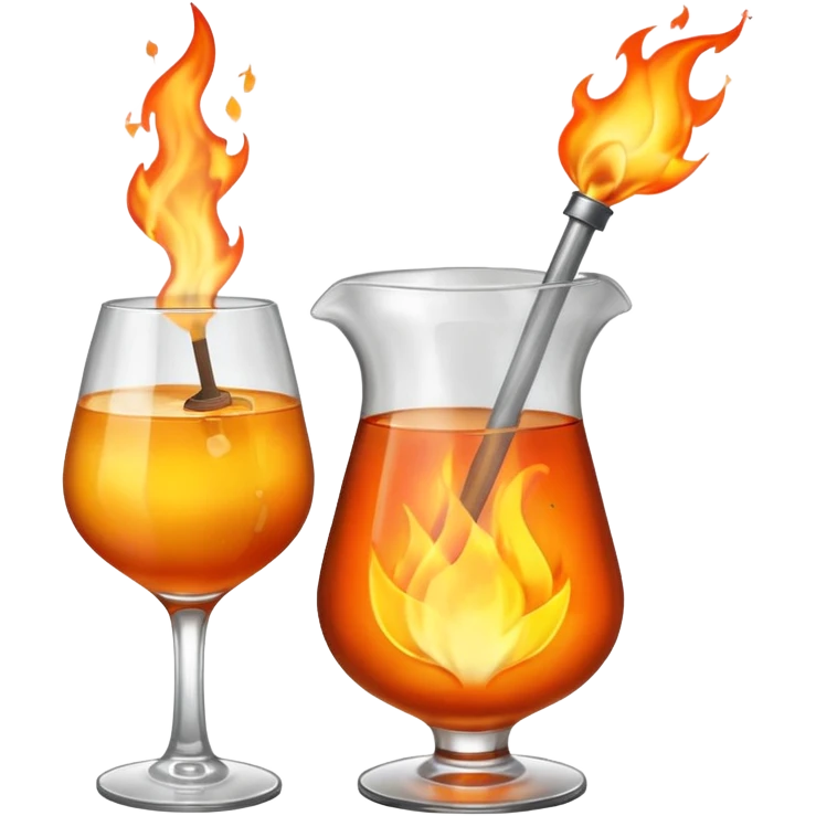 Cocktail molotov emoji