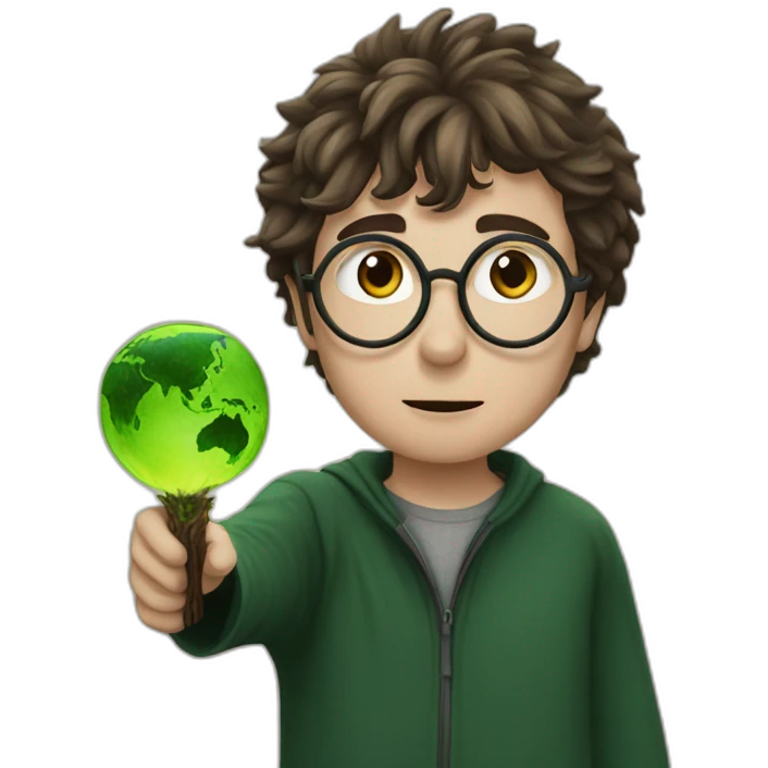 harry potter fighting for climate emoji