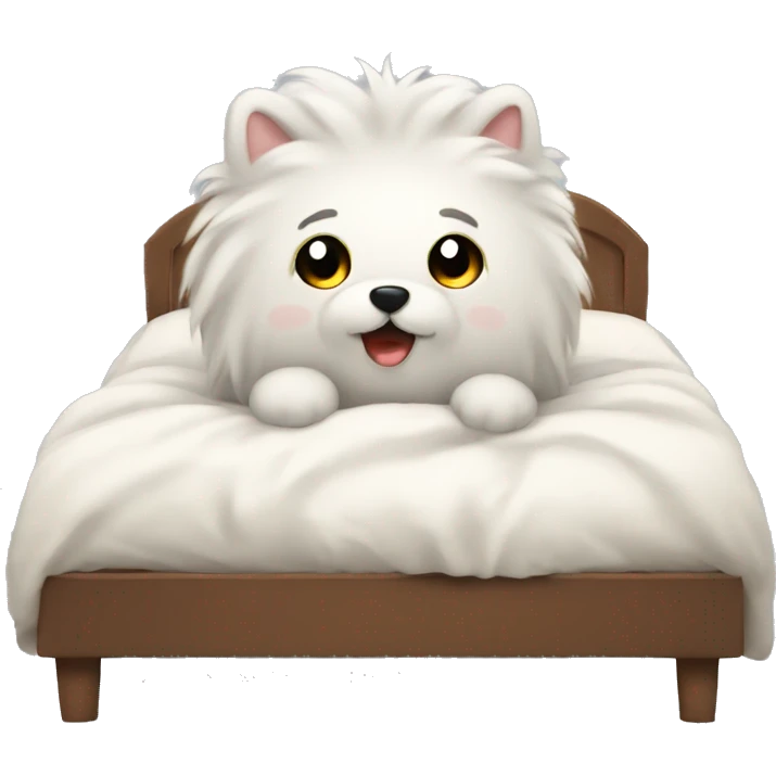 Comfiest fluffy bed emoji