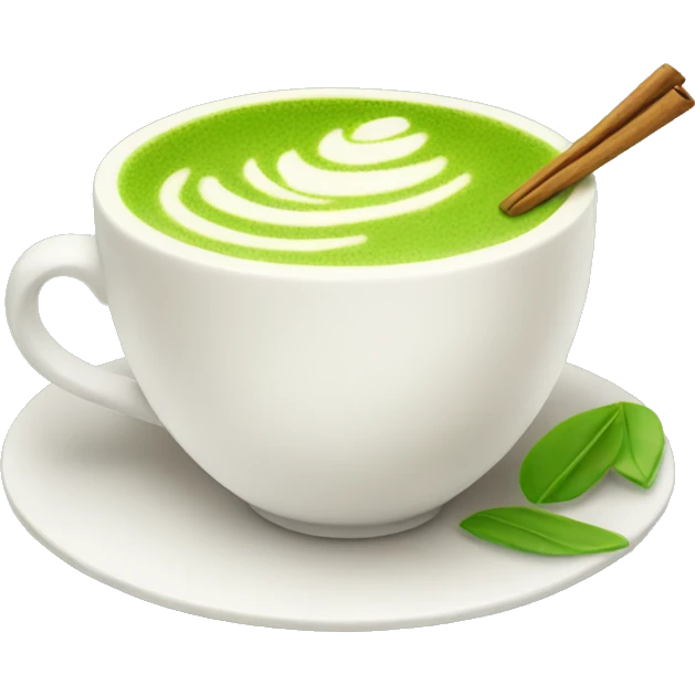 Matcha latte emoji