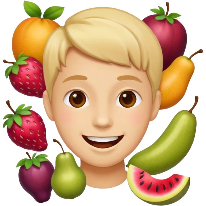 eating fruits emoji