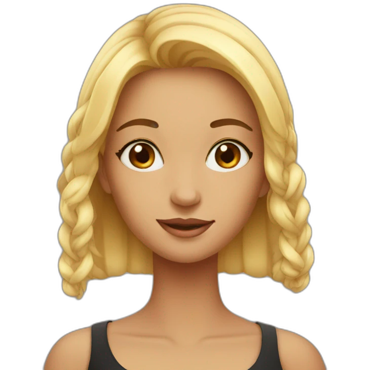 Beautiful girl emoji