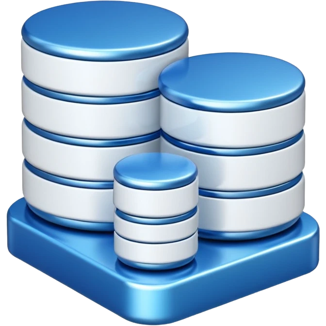 sync icon with  database icon emoji