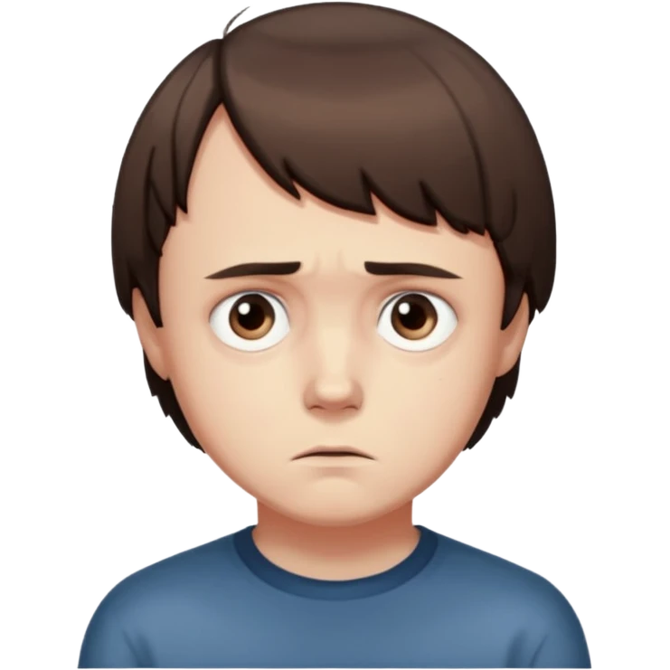 will's from stranger things sad emoji