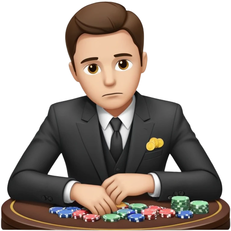 man lost money at casino emoji