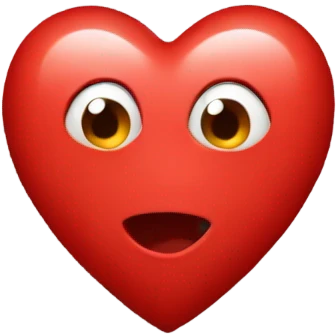 Red heart love emoji
