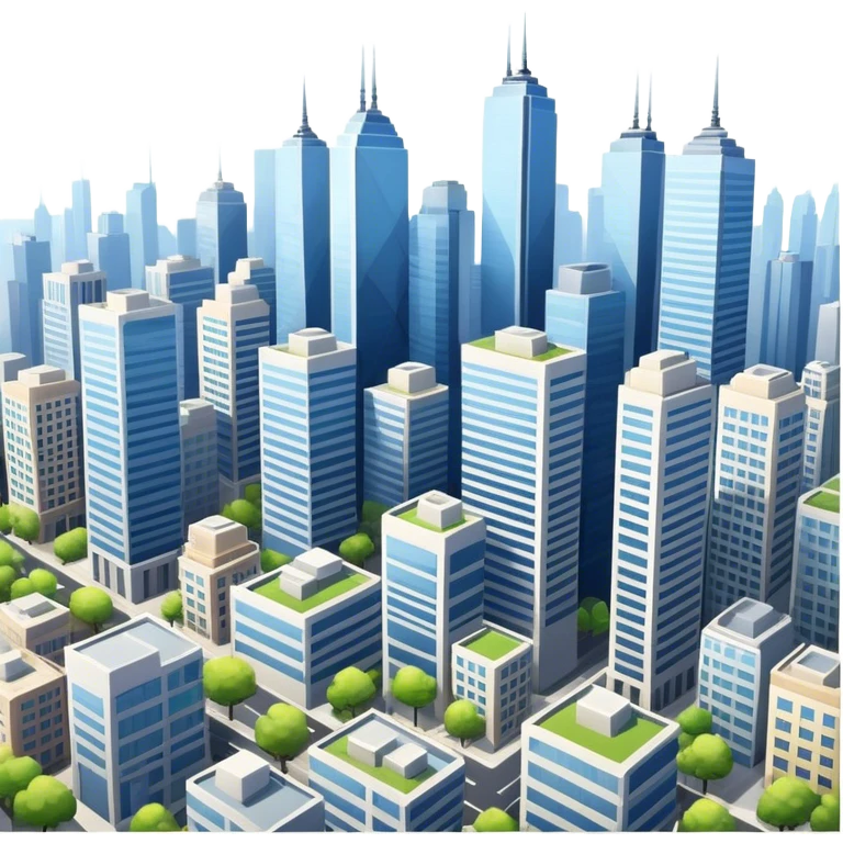Sunny day in a city emoji