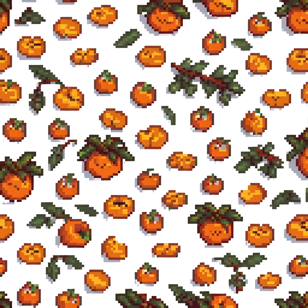 Persimmon smile emoji