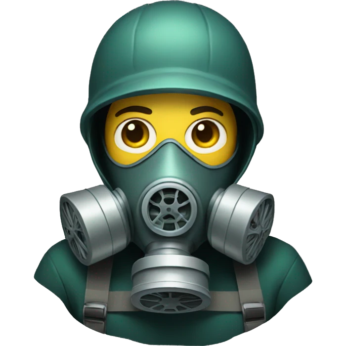 gas mask boy emoji