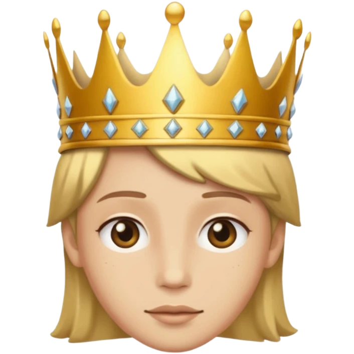 aggiungi una corona sulla testa emoji