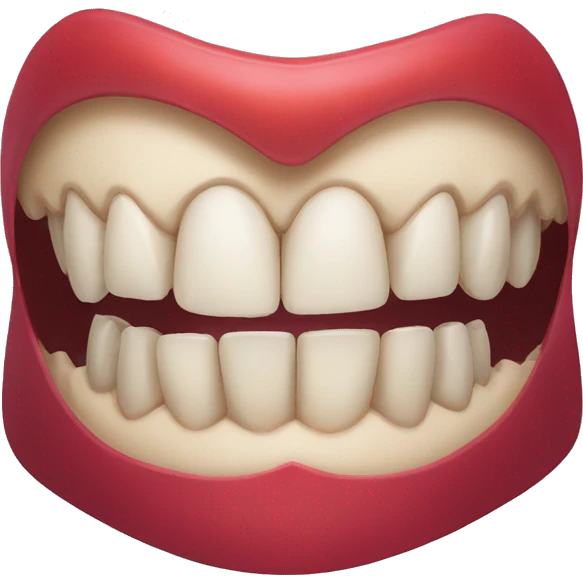 dracula teeth emoji