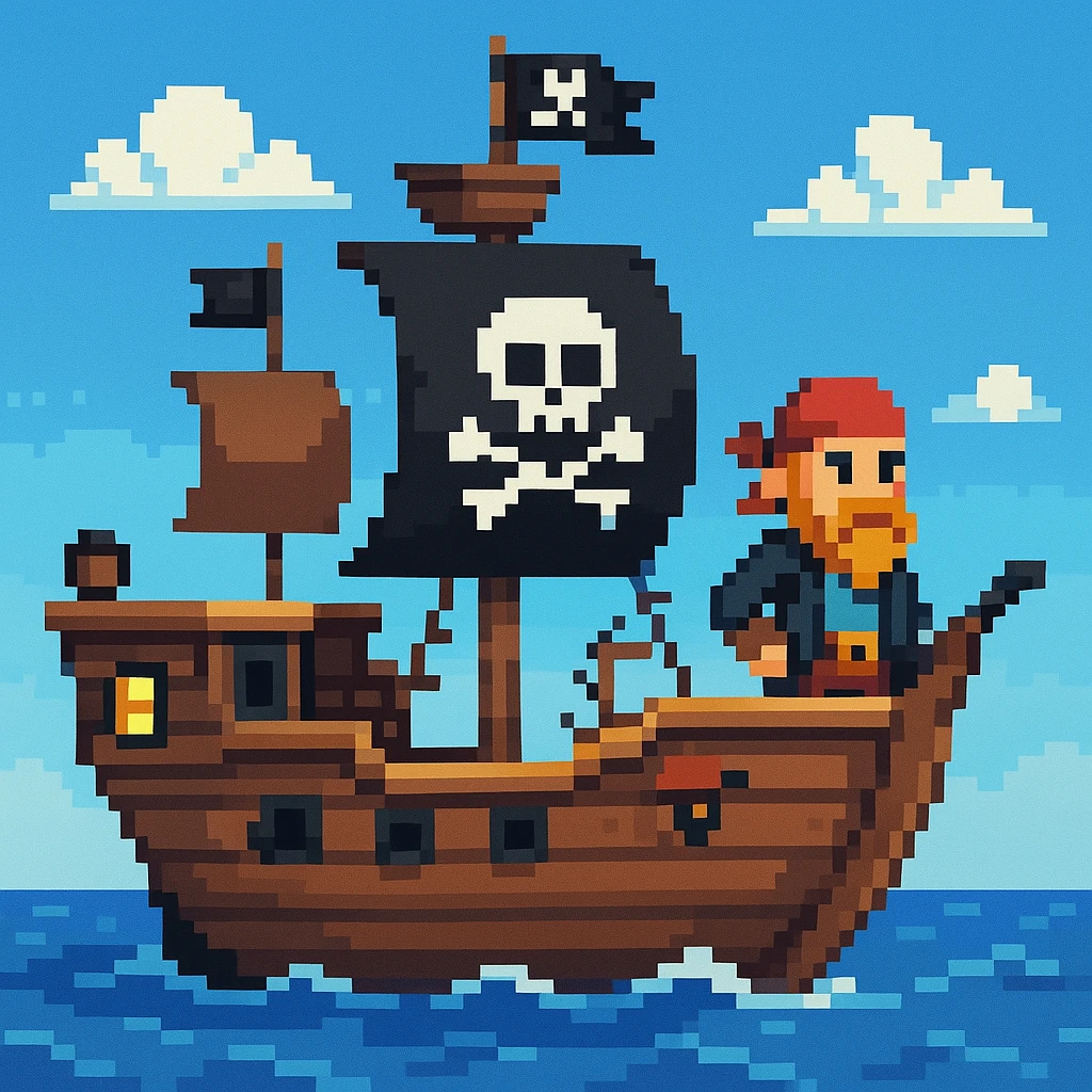 pirate ship emoji