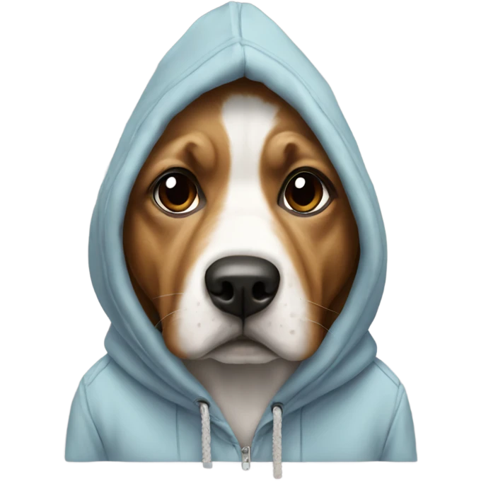 Dog hoodie emoji