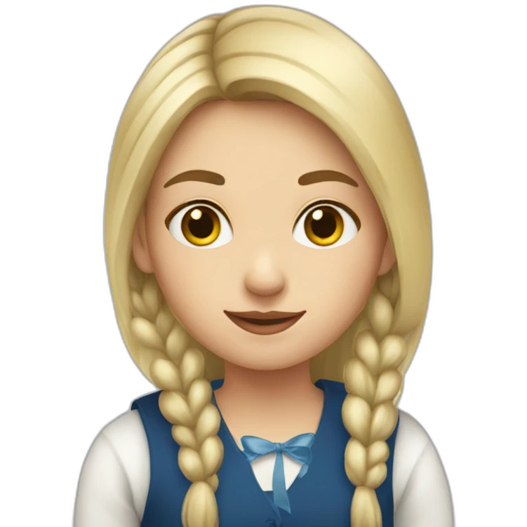 Estonian girl emoji