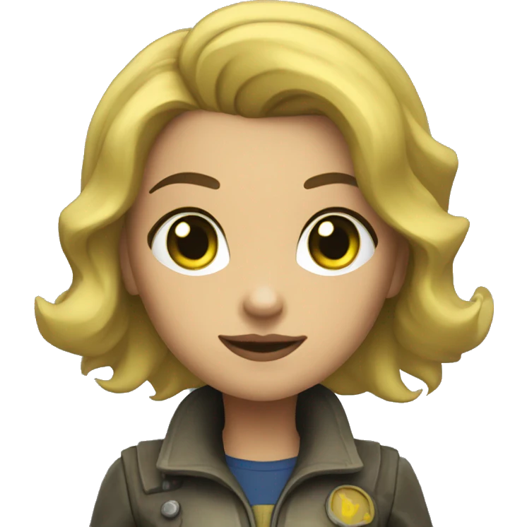 Fallout vault girl emoji