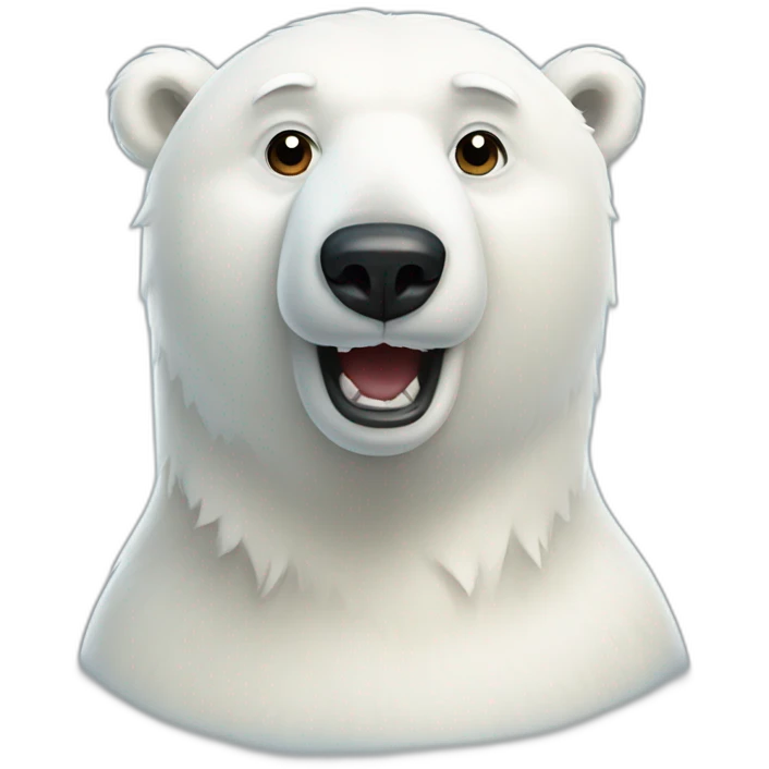 Polar bear emoji