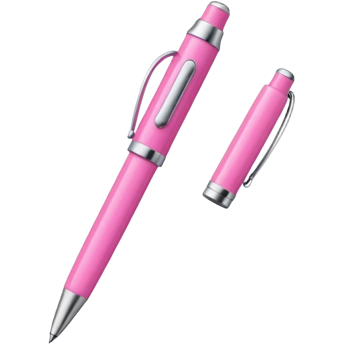 Pink pen emoji