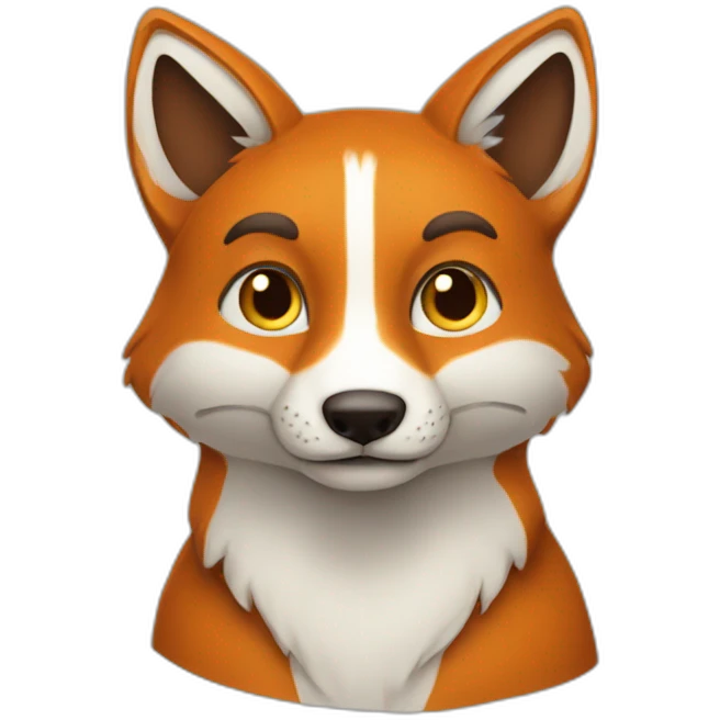 Renard sans tête emoji