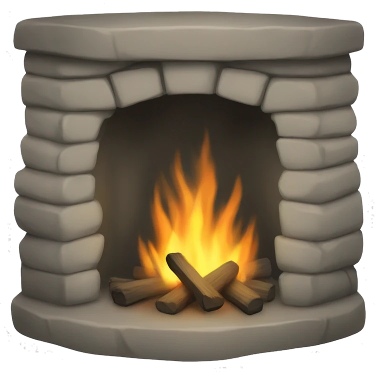 camp fireplace emoji