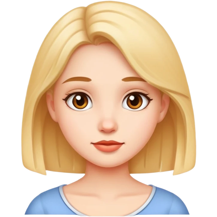 a cute girl emoji