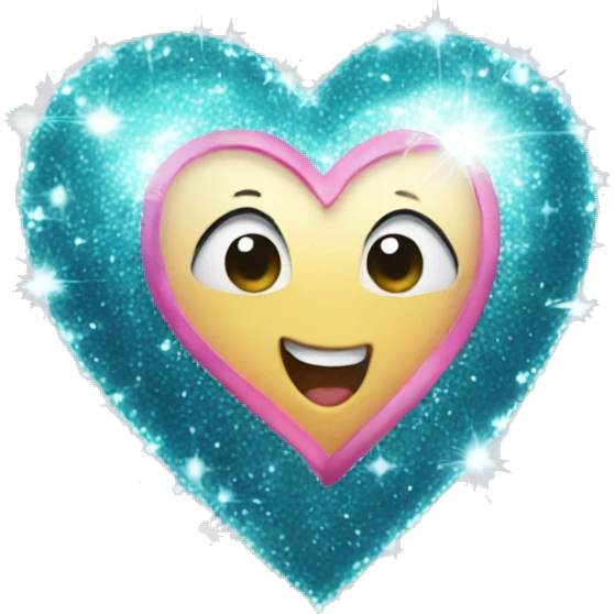Sparkle heart emoji
