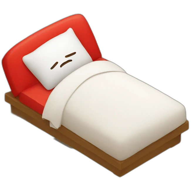 sleeping emoji with red X on it emoji