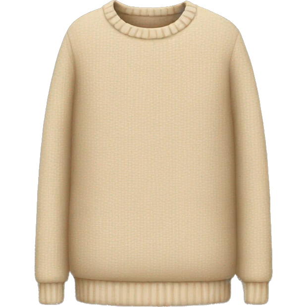 Beige jumper emoji