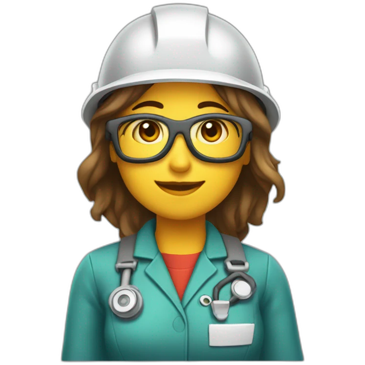 Chica ingeniera de montes emoji