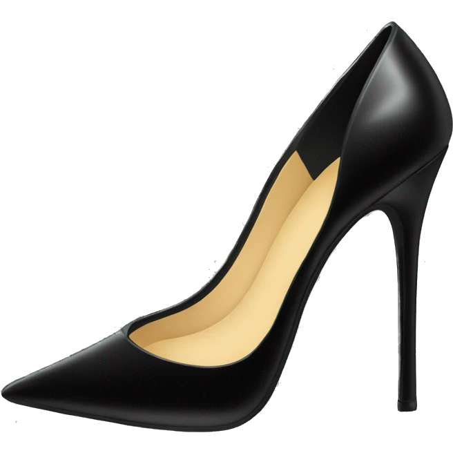 Black stilettos emoji