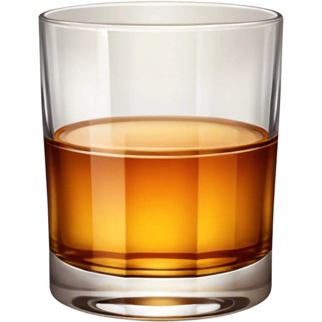 glass of whiskey, no splashes emoji