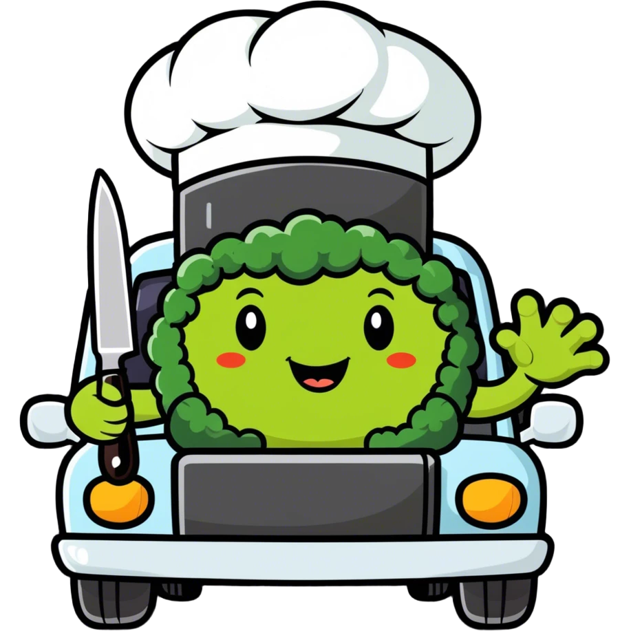 Broccoli steak car ￼ emoji
