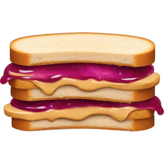 peanut butter jelly sandwich emoji