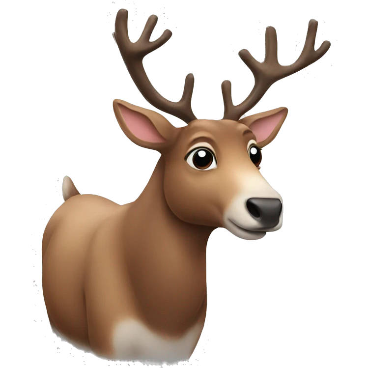 Reindeer emoji