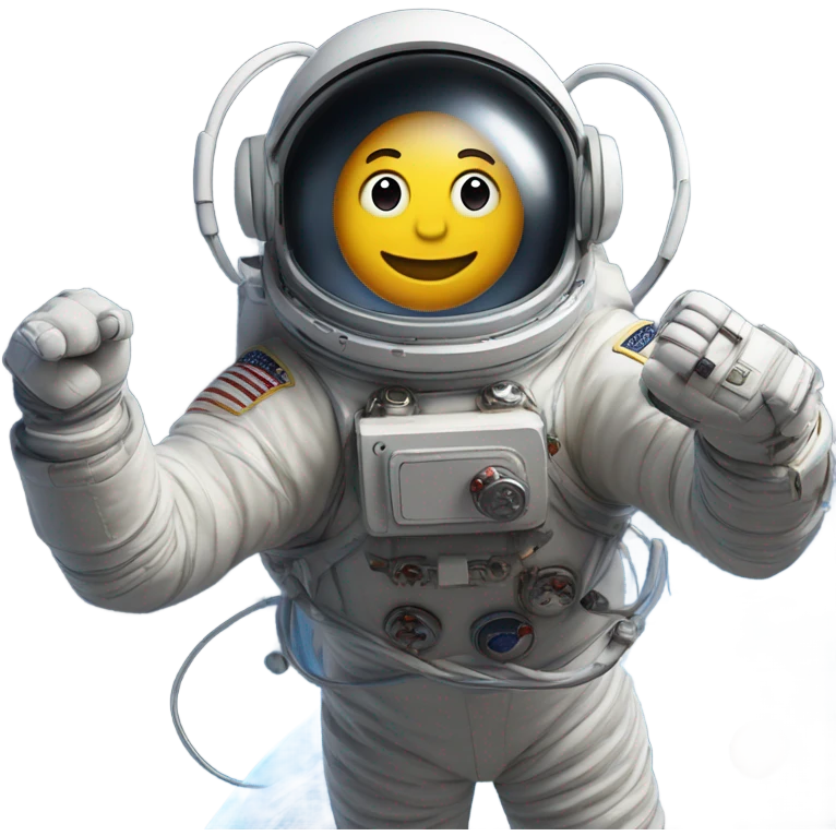 astronaut in space emoji