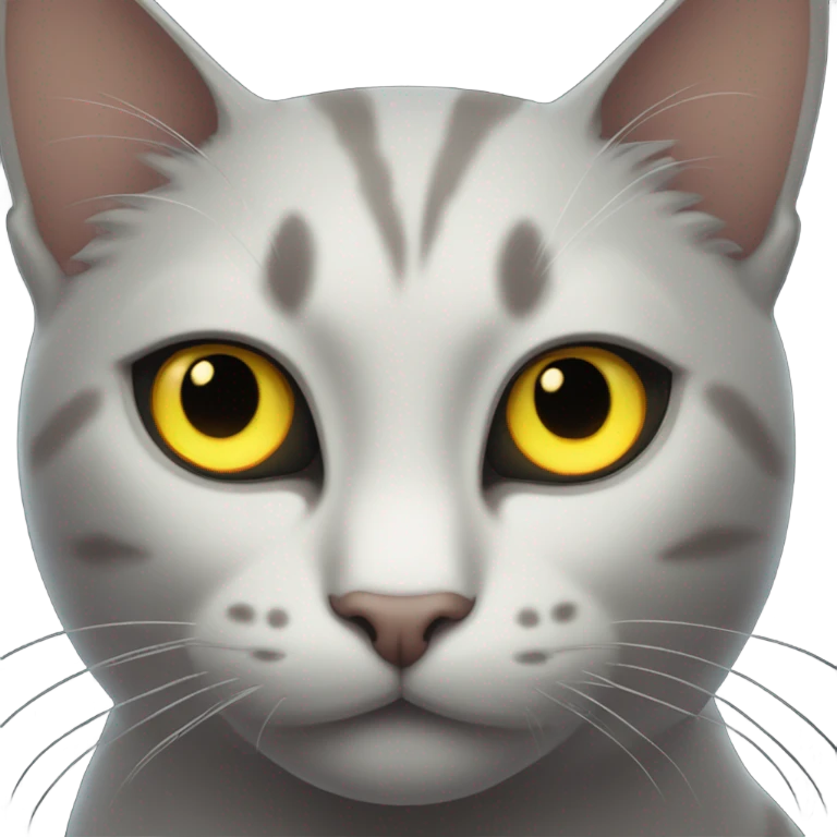 Cat eyes glowing in darkness emoji