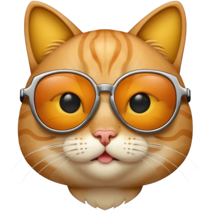 Cat wearing sunglasses emoji