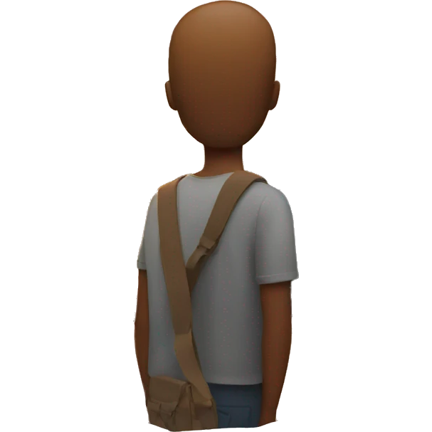 Man seeing sunset emoji