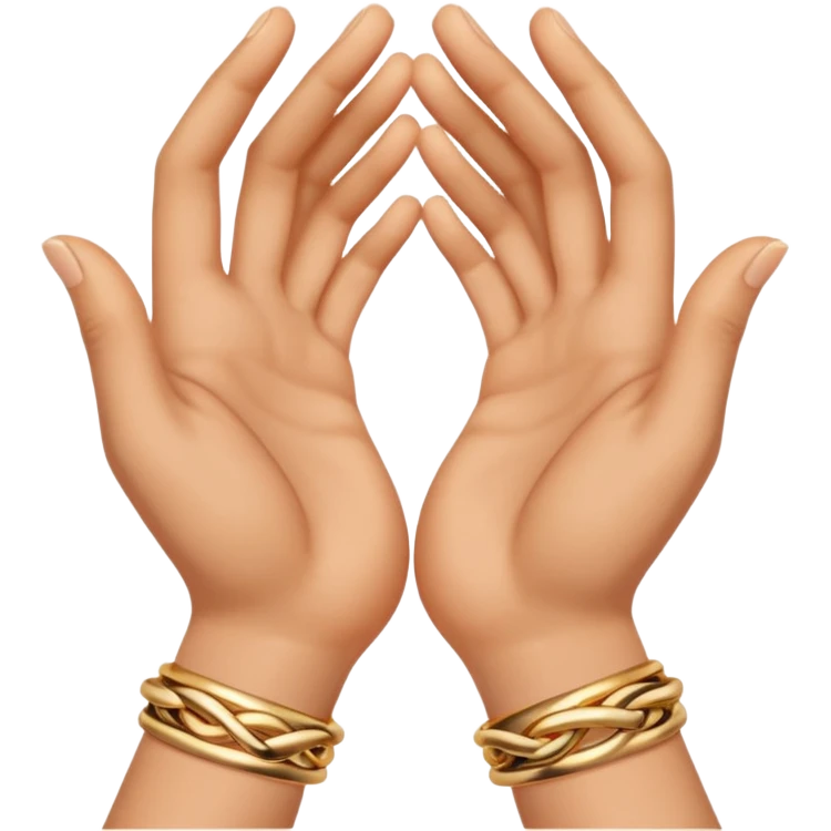 presenting marriage in hands  emoji
