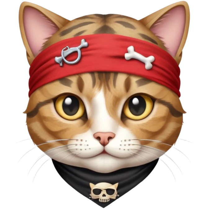 Pirate cat emoji