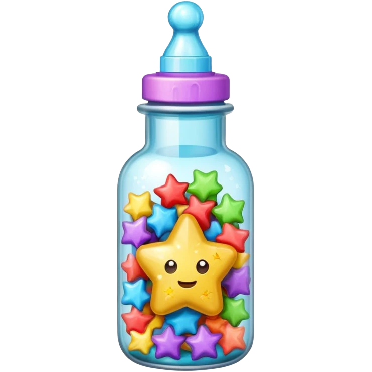 Konpeito Star Candy Bottle emoji