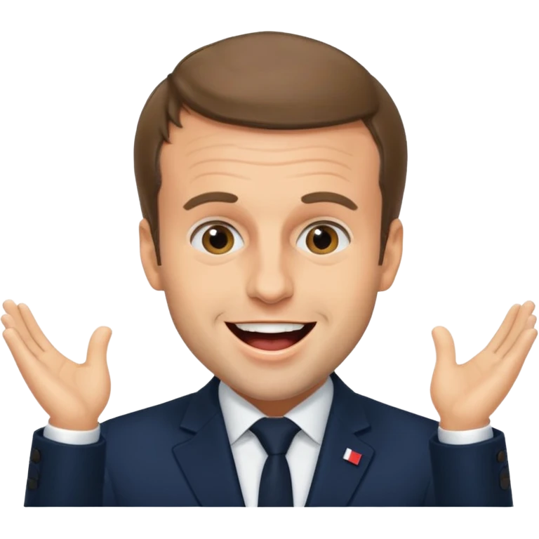 Emmanuel Macron qui chante emoji
