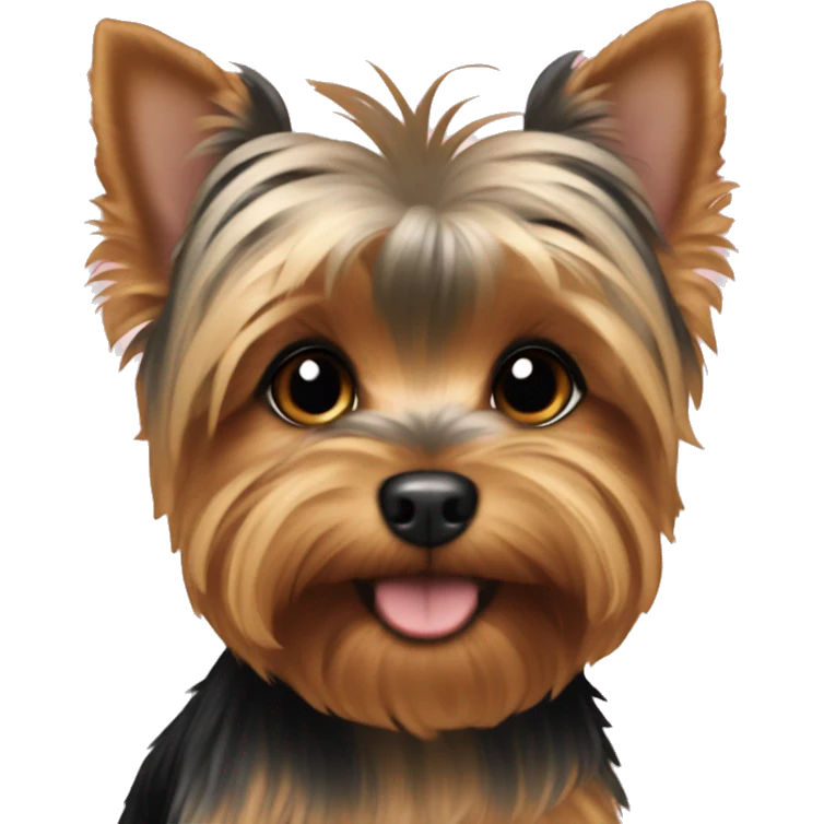 Yorkie puppy emoji