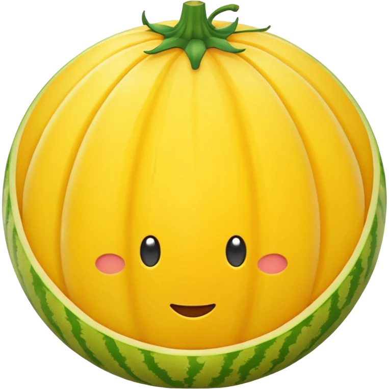 yellow melon as a whole emoji