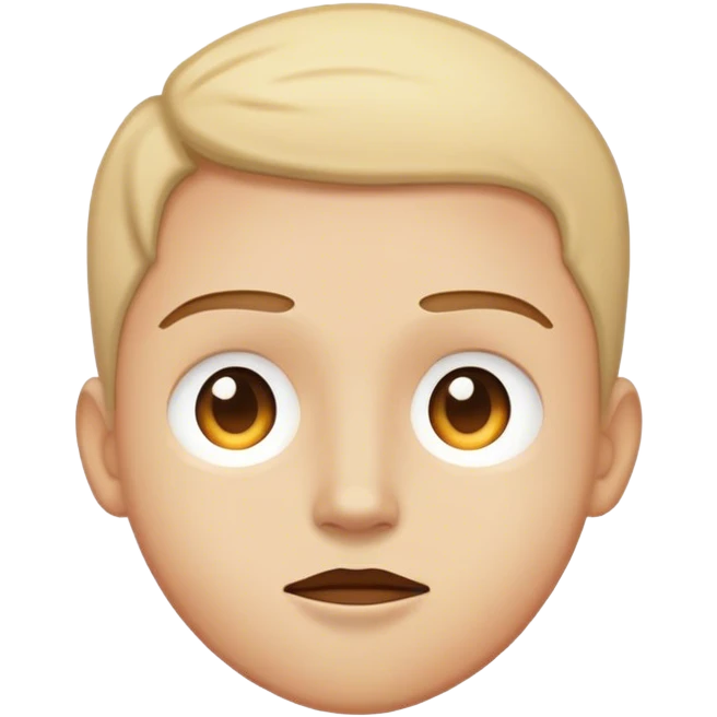 ꒷ facing up emoji