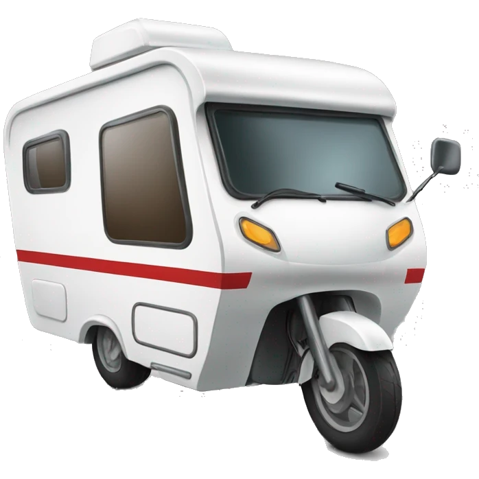 Caravan motorcycle  emoji