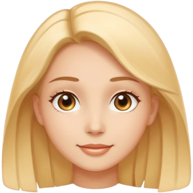 face silhouette with a shining youthful glow emoji