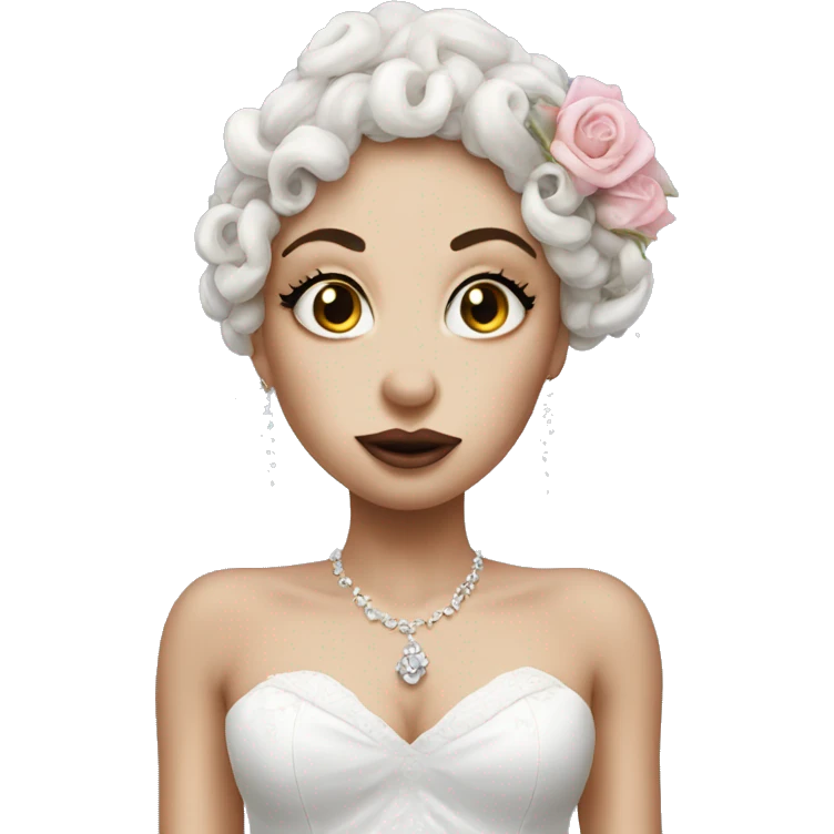 octopus bride big lips emoji