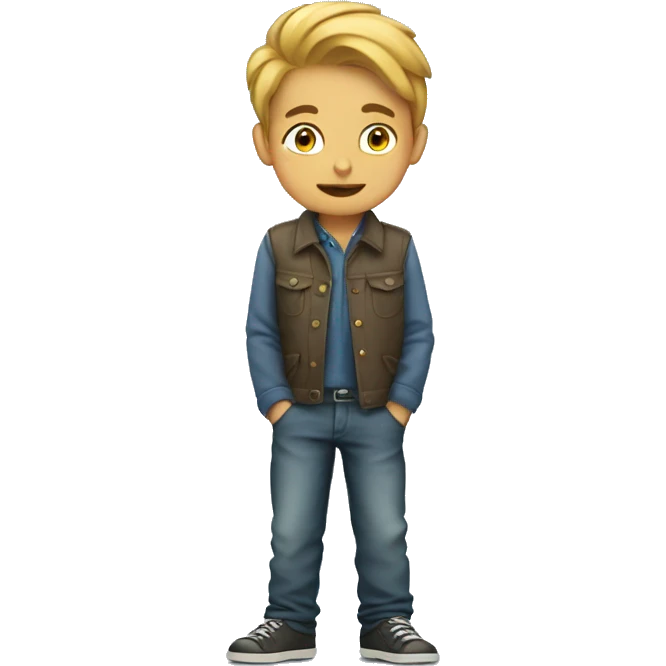 boy with empty pockets emoji