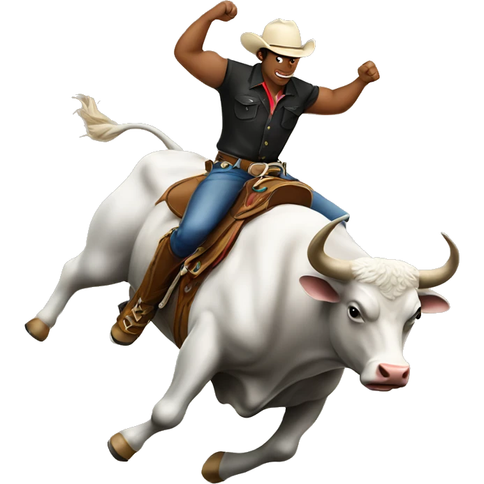 Bull riding  emoji